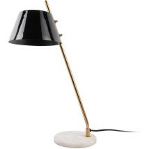 Leitmotiv - Lampe à poser en métal et marbre Savvy
