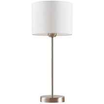 Lampe À Poser 'annatina' En Textile Pour Chambre À Coucher