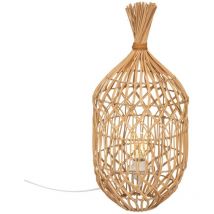 Atmosphera Créateur D'intérieur - Lampe Milou rotin H55cm