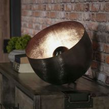 Pier Import - Lampe à poser industrielle cloche noire gm tribeca
