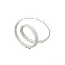 Mantra - Inspired Infinity wh - Lampe de table 12W led 3000K, 1000lm, blanc, acrylique blanc