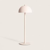 Lampe à Poser led Portable avec Batterie Rechargeable usb Kael Beige