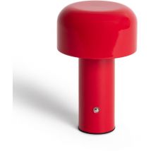 Lampe à Poser led 2W Portable Métal avec Batterie usb Rechargeable Zaipi Rouge