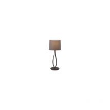 Diyas - Lampe design, Lampe design lua 1L big - Mantra Taupe en Metal, mantra
