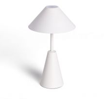 Lampe à Poser Métal led 3W avec Batterie usb Rechargeable Chamle Blanc