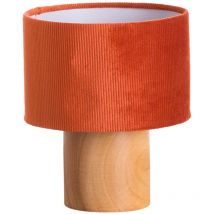 Lampe à poser naturelle Eco Red 18x18x22cm O91
