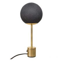 La Case De Cousin Paul - Lampe à poser pied métal coloris anthracite - La case de cousin