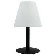 Lampe de table solaire standy mini solar rgb Blanc Acier H36cm