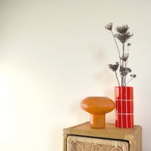 Lampe à poser verre orange Candy