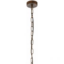 Vintage pendule plafonnier rouille suspension salon suspension Eglo 62341