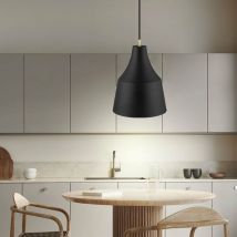 Nordlux - Suspension salon salle à manger éclairage plafonnier noir lampe suspendue ronde 84223003