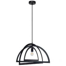 Suspension Justyna, Métal, Noir, 75x75x110 cm