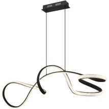 Lampe à suspension lampe de table à manger lampe suspendue led lampe de salon en cristal h 108 cm