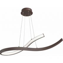 Fischer Leuchten - Suspension led plafonnier salle à manger spot pendule rouille balancé Fischer 60498