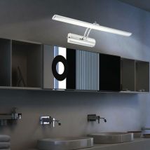 Etc-shop - Lampe à tableau applique murale applique à led mobile liseuse chrome, 6W 310lm 4000K, LxH 53 x 16 cm