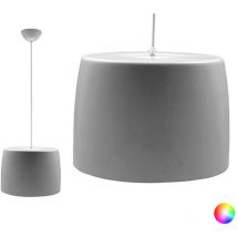 Lampe ronde noire abat-jour acrylique