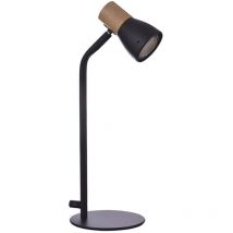 Lampe Arcadia – Grau Und Holz