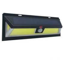 Brennenstuhl - Lampe avec panneau solaire 1171830016-détecteur de mouvement-noir