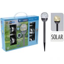 Lampe Boule Solaire Inox 5 pièces - ProGarden