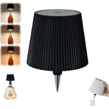 Lampe Bouteille Sans Fil,Lampe de Table Sans Fil Rechargeable 1200mAh, Lampe led Decoration Moderne, Lampe De Table Tactile Sans Fil Pour Bar