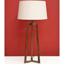 Chehoma - Lampe trépied laiton doré 45x19x22cm