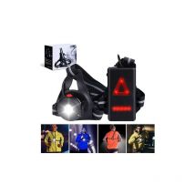 Lampe Course a Pied - Lampe Running usb Rechargeable 500 Lumens IPX6 Étanche Lampe Pectorale Running 3 Modes et 90° Réglable Angle led Lampe Running