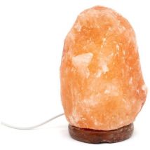 Bioelements - Lampe cristal de sel 1-2 kg avec socle en bois