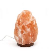 Bioelements - Lampe cristal de sel 4-7 kg avec socle en bois