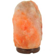 Bioelements - Lampe cristal de sel 7-9 kg avec socle en bois
