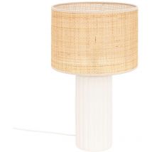 Lampe cylindre en céramique