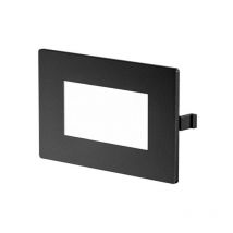 Luminaire encastré pour balisage led ip54 gea led ges2131, gris anthracite, polycarbonate, aluminium, boîte 503