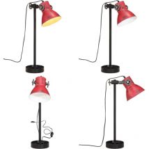 Vidaxl - Lampe de bureau 25 w rouge délavé 15x15x55 cm E27 - Lampe De Bureau - Lampadaire - Luminaire Industriel - Lumière Décorative - Lampes Rouges