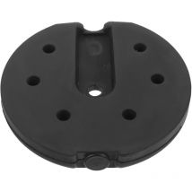 Lampe de bureau à base ronde en fer, lampe de sol lestée, support de chargement, base de lampe de bureau lestée
