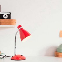 Lampe De Bureau Avec Flexible Mimi Rouge