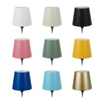 Lampe de bureau led d'ambiance avec chargeur et prise pour bouteille - Marine