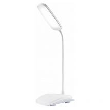 Dazzler - Lampe de bureau de lecture led à gradation tactile à trois vitesses, prise de chargement usb (modèle de charge blanc 2400 mAh avec