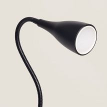 Ledkia - Lampe de Bureau Flex Métal Dandy avec Pince Noir