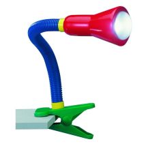 Lampe De Bureau Flexo Multicolore 1xE14 Avec Clip Trio Lighting