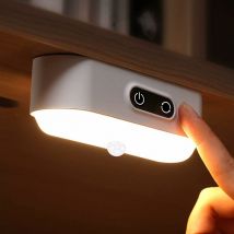 Qersta - Lampe de Bureau led Magnetique - Induction Tactile - 5 Modes Luminosité et Couleur - Sans Fil Rechargeable - Veilleuse
