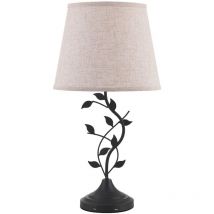 Crea - Lampe de chevet à chargement usb, adaptée aux salons et aux chambres à coucher - une lampe de bureau rétro traditionnelle avec ports usb-a et