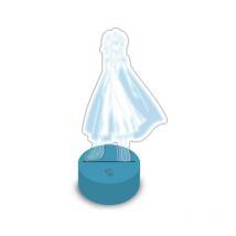 Kidslicencing - Veilleuse acrylique multicolore Disney - La Reine des Neiges - Elsa - 25 cm