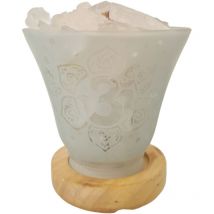 Phoenix Import - Lampe de Cristal de roche 12 cm - Aum