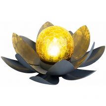 Lampe de décoration de jardin en fleur de lotus pour l'extérieur Lampes de décoration de jardin en fleur de lotus d'Asie Décoration de jardin en