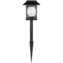 Lampe de jardin, décoration de cour, lampe solaire d'extérieur lumineuse automatique, décoration de cour, aménagement de jardin, lampe d'insertion au