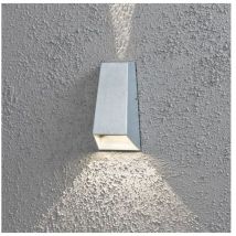 Konstsmide - Imola Applique Murale Extérieure Moderne Grise Up Down 2x 3W led Haute Puissance, IP54
