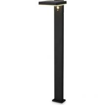 Lampe solaire exterieur 80 cm - Éclairage de pelouse extérieur - led Éclairage exterieur avec detecteur - led eclairage exterieur solaire - Noir