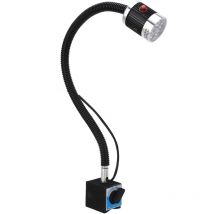 Basetbl - Lampe de machine-outil à led, base magnétique à col de cygne flexible, éclairage blanc doux et lumineux, lumière de machine de tour cnc