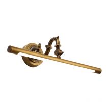 Lampe de Miroir Salle de Bain led Vintage Appliques Éclairage de Salle de Bain Laiton IP44 Imperméable Éclairage pour Coiffeuse Lampes pour Miroir