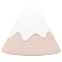 Lampe de montagne enneigée pincement taraudage USB rechargeable chambre atmosphère veilleuse chevet alimentation lampe (rose)