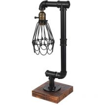 Senderpick - Lampe de nuit steampunk Rétro Style industriel Lampe de bureau 220V